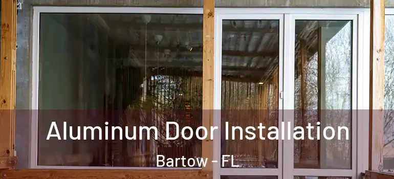 Aluminum Door Installation Bartow - FL