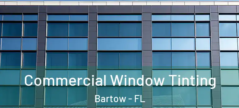Commercial Window Tinting Bartow - FL