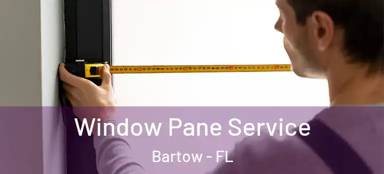 Window Pane Service Bartow - FL