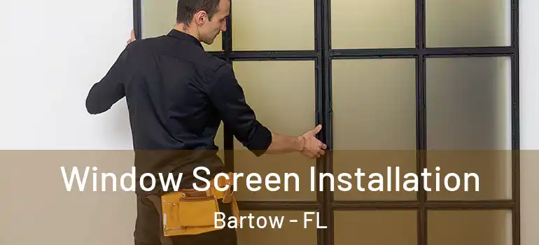 Window Screen Installation Bartow - FL